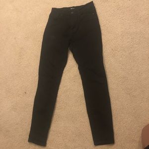 High waisted skinny jeans